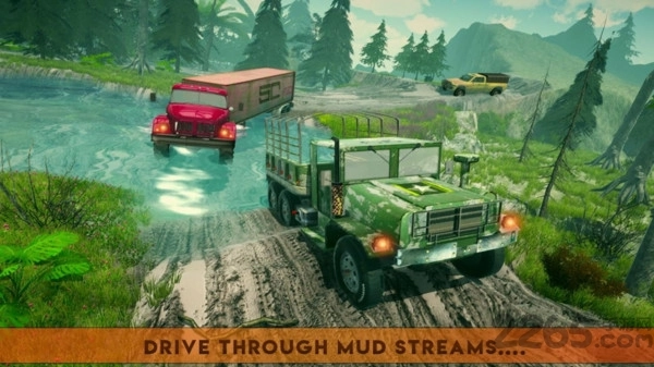 泥泞的越野卡车驾驶游戏图1