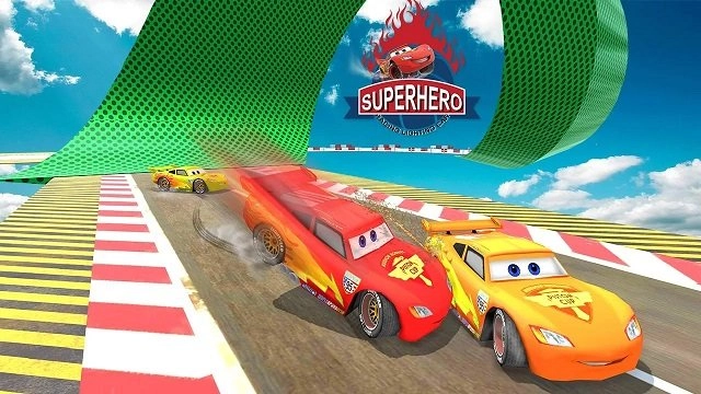 飞溅超级英雄赛车