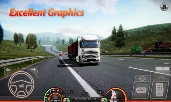 eurotrucksimulator2(欧洲卡车模拟2)游戏纯净最新版图1