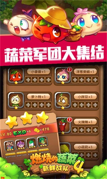 燃烧的蔬菜4新鲜战队安卓直装版图1