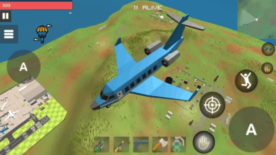 像素吃鸡战场游戏