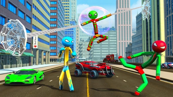 真实火柴人绳索英雄图4