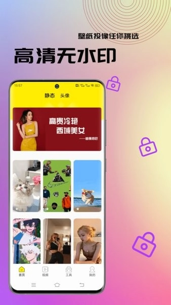 白狐视频壁纸图1