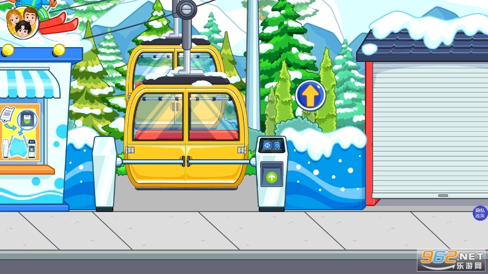 托卡迷你城市滑雪人游戏