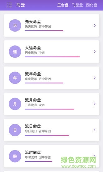 紫薇斗数生辰八字通用版图2