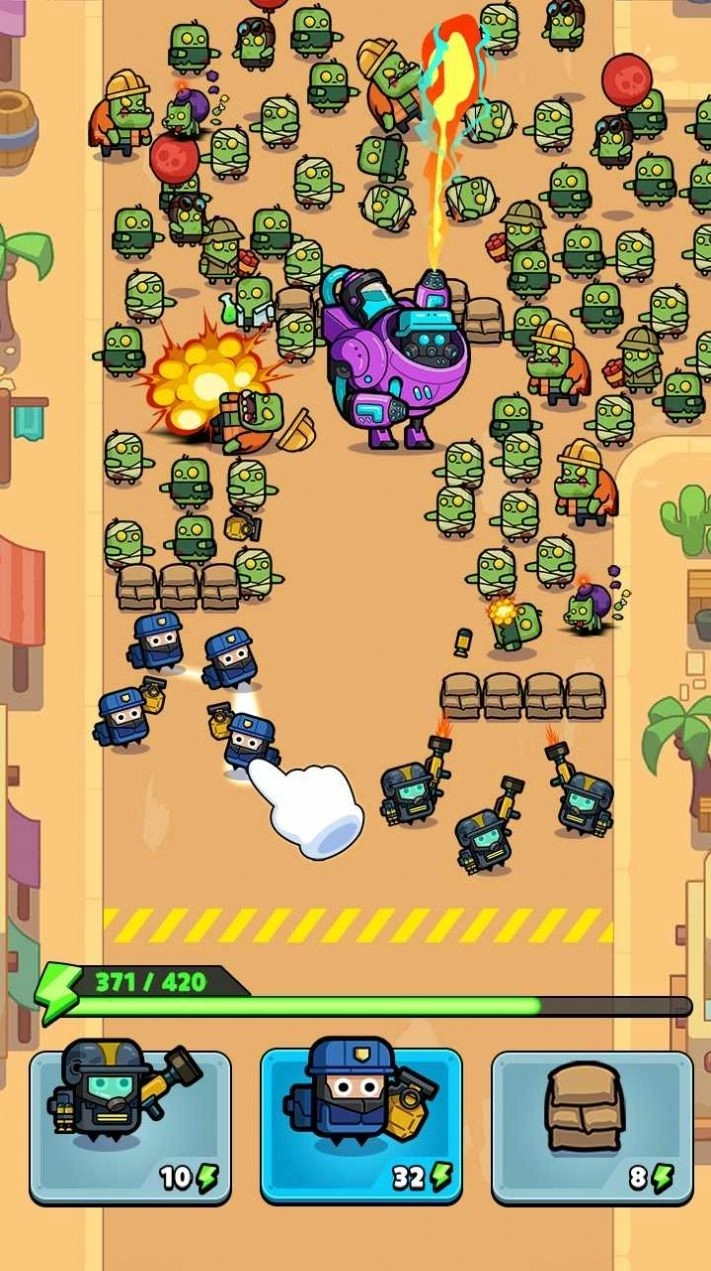 警察大战僵尸僵尸城手机正版图3