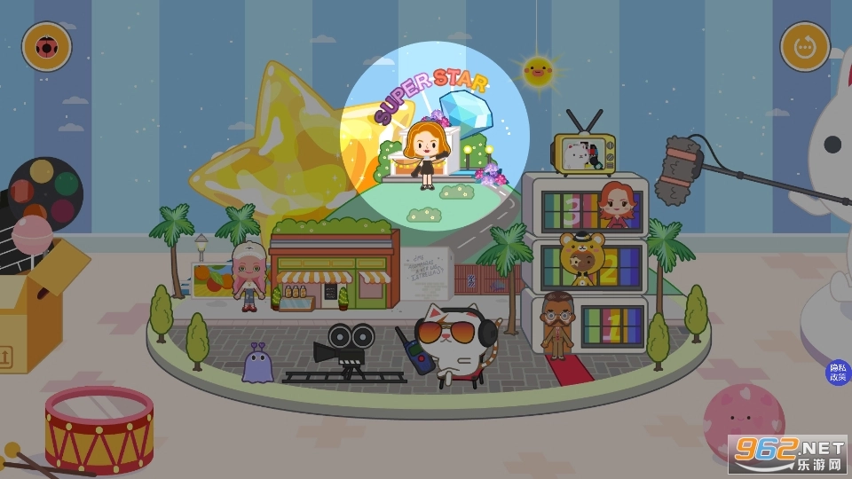 米加小镇建房子游戏