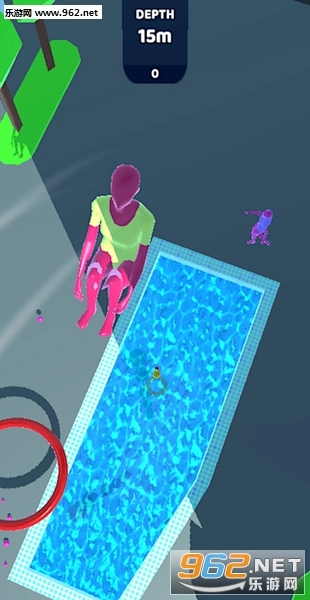 紫色跳水运动员游戏最新版图1