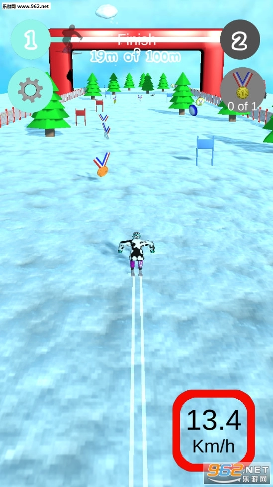 滑雪模拟器游戏