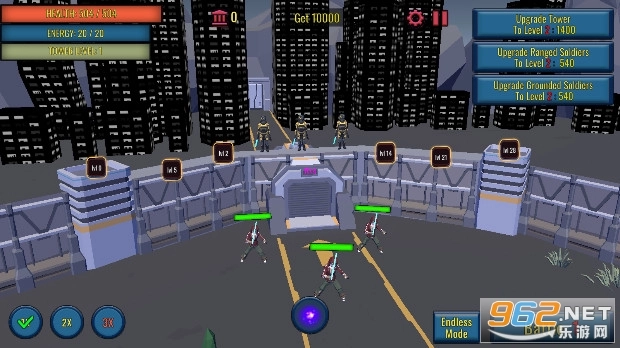 赛博朋克防御安卓版图1