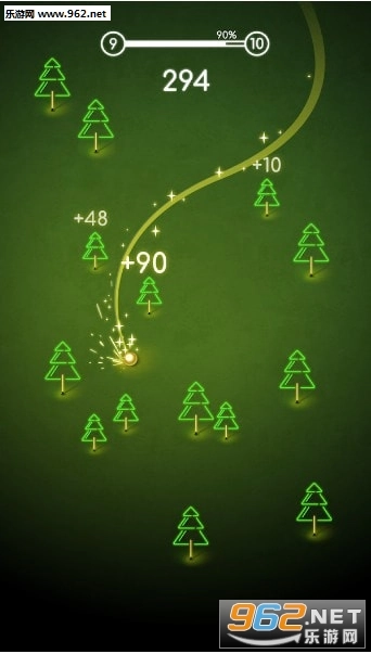 霓虹灯坡道障碍赛