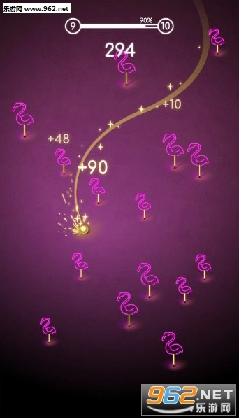 霓虹灯坡道障碍赛