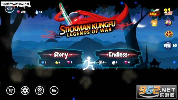 影子火柴人功夫传奇游戏