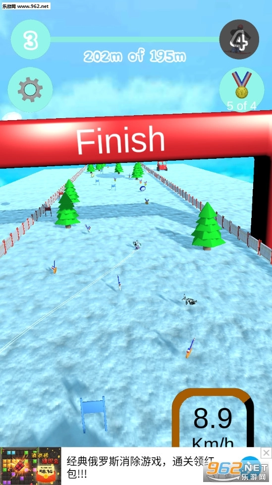 滑雪模拟器游戏