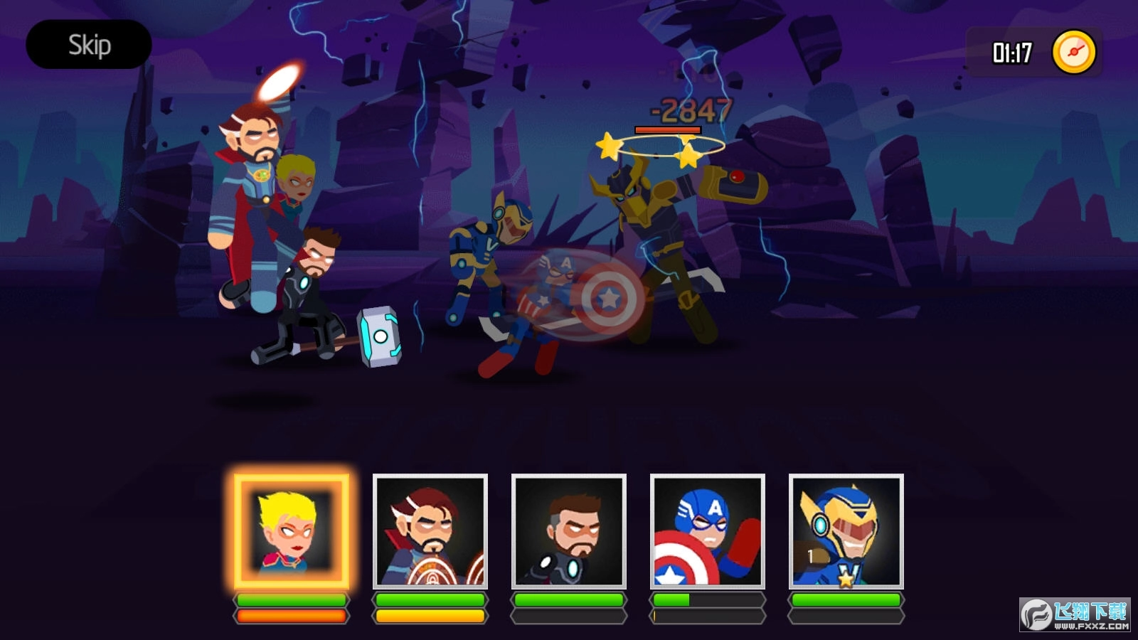 火柴人英雄战斗