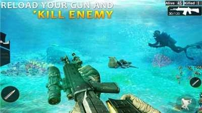 水下战争突击行动最新版图1