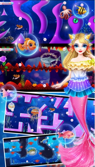 时尚美人鱼城堡装扮故事截图3
