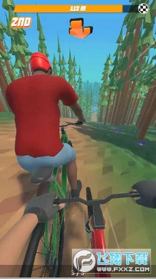 自行车山地赛3D