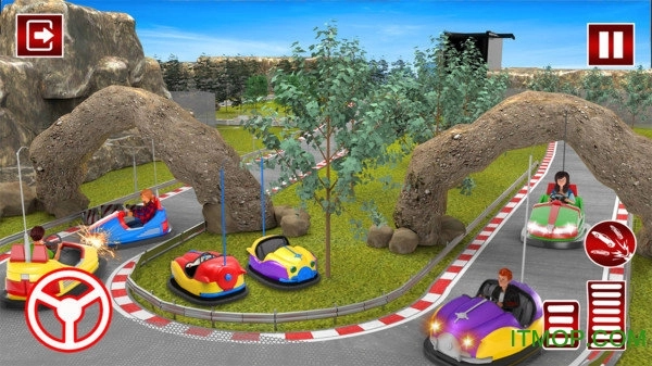 碰碰车碰撞模拟器