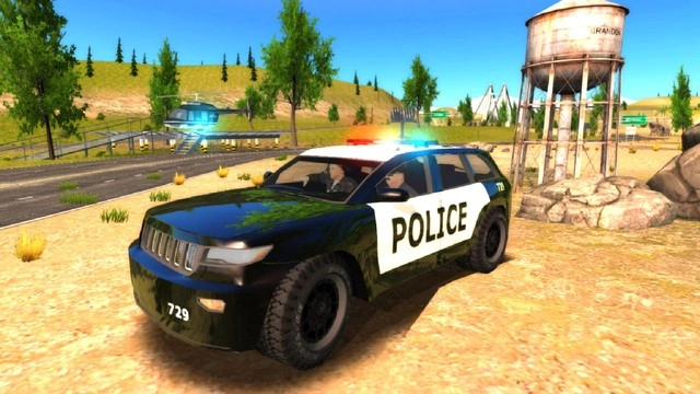 城市警车司机游戏图3