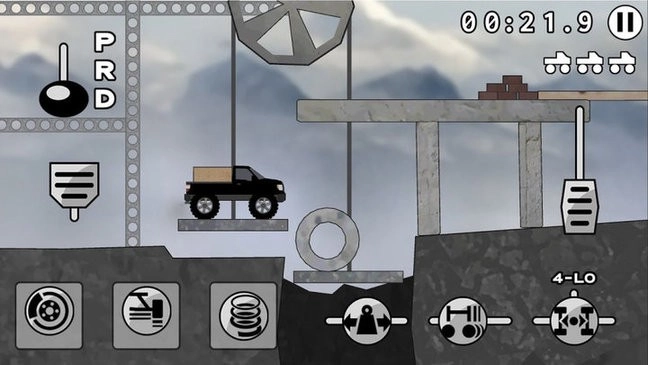 越野车可靠的快递游戏