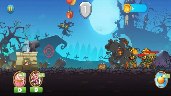 学姐打僵尸游戏图2