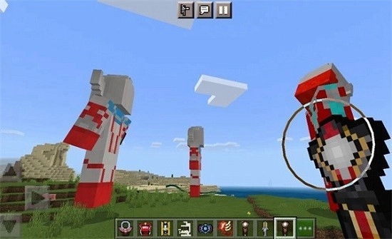 我的世界兰斯威乐市和新生代奥特曼模组