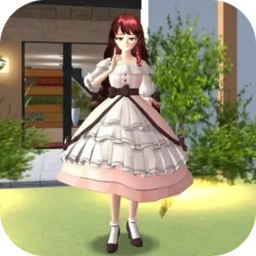 樱花校园汉服女生