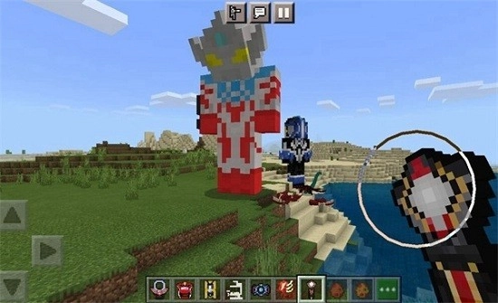 我的世界兰斯威乐市和新生代奥特曼模组