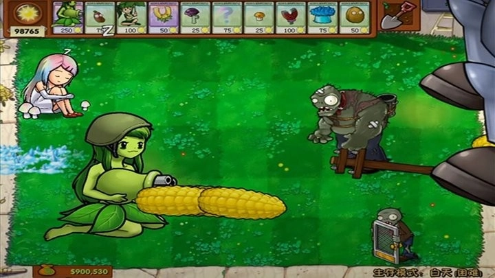 植物大战怪兽全明星娘化版图1