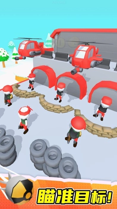 火柴人战争射击与合并游戏图3